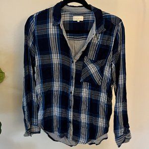 Lucky Brand Blue Plaid Shirt